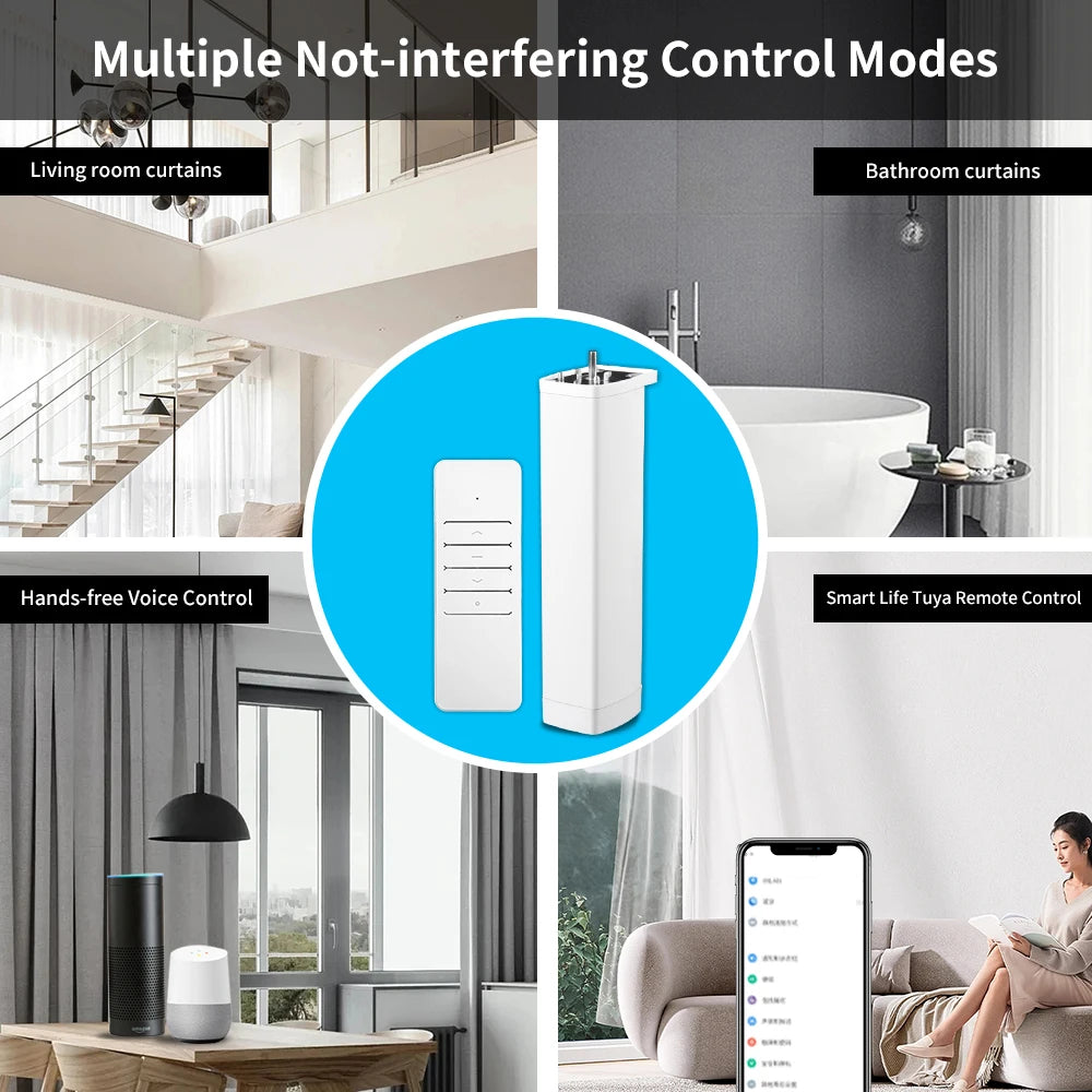 Electric Curtain Shutter Motor with RF Remote