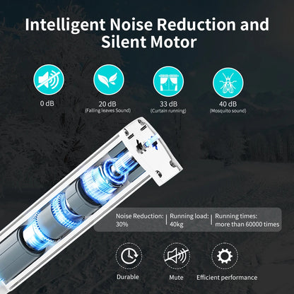 Electric Curtain Shutter Motor with RF Remote