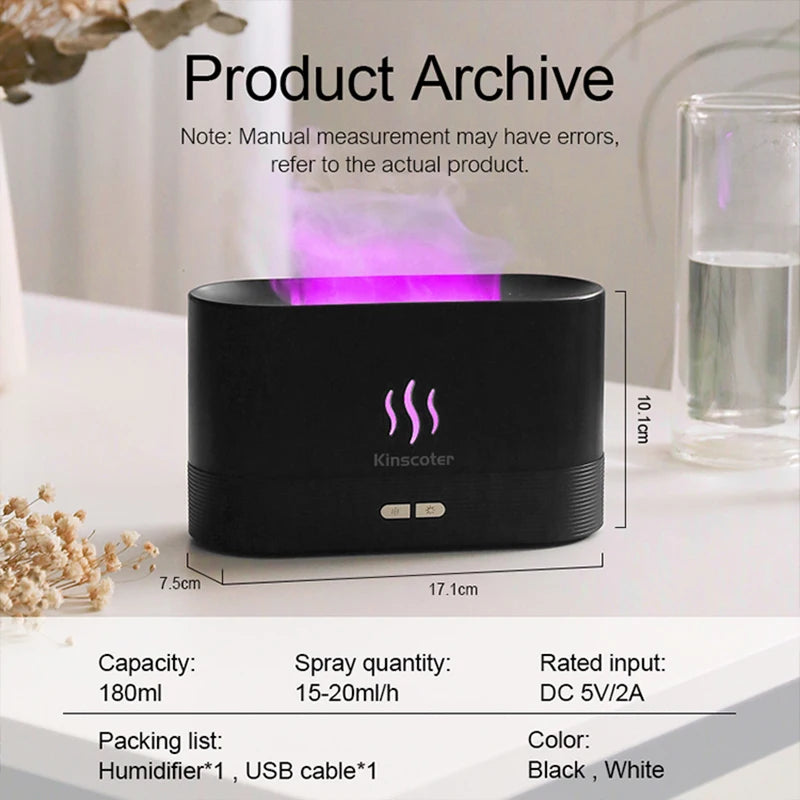 Flame Aroma Diffuser & Air Humidifier